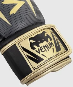 Venum Elite Boxing Gloves - Dark Camo/Gold -Boxing Elegant Butikk BG ELITE 3.0 BLACK GOLD 1500 03 1 1
