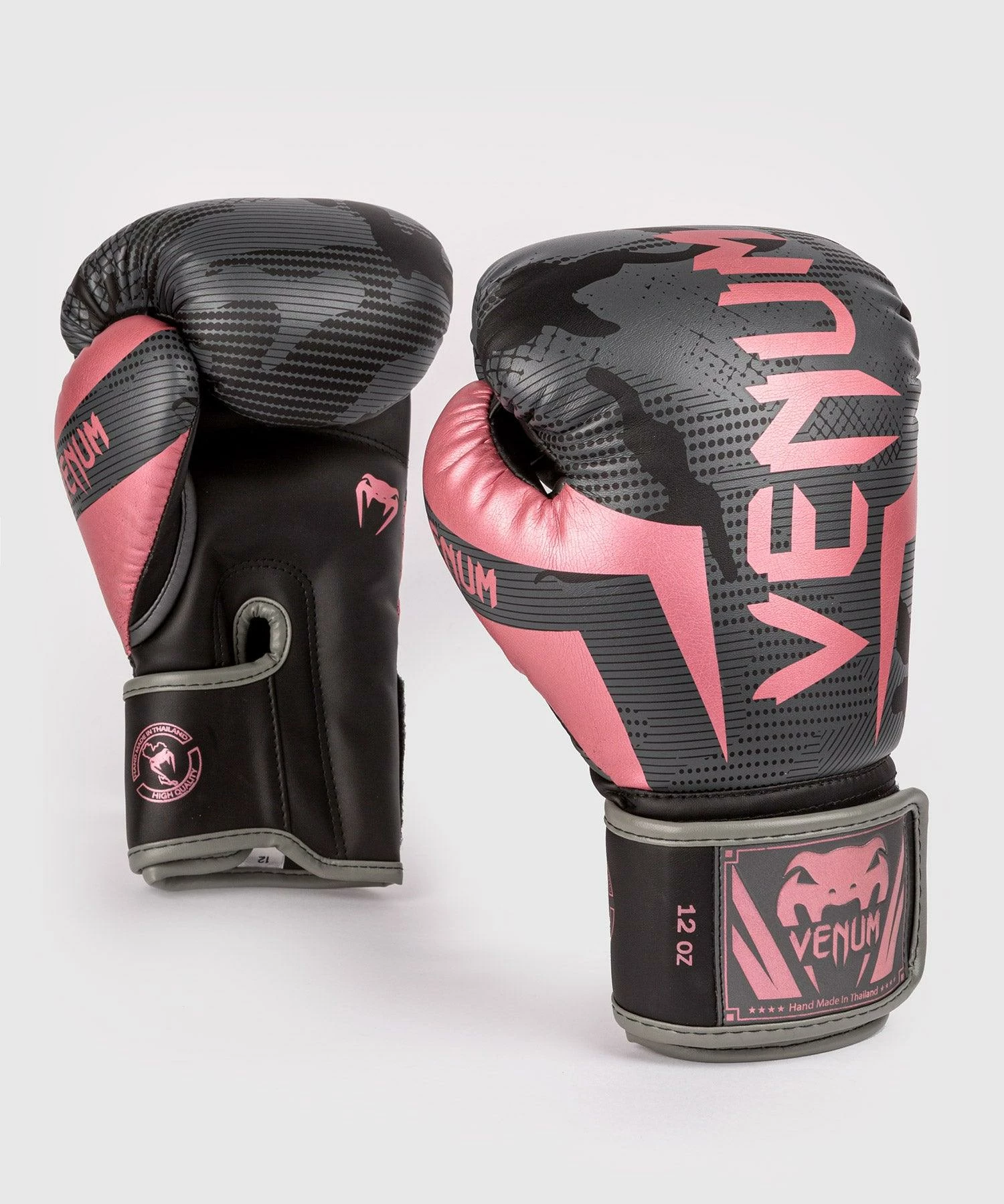 Venum Elite Boxing Gloves - Black/Pink Gold 5 Venum Elite Boxing Gloves - Black/Pink Gold - Bilde 3