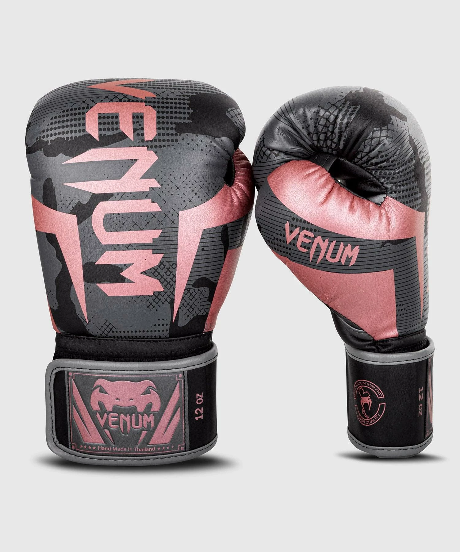 Venum Elite Boxing Gloves - Black/Pink Gold 7 Venum Elite Boxing Gloves - Black/Pink Gold - Bilde 5