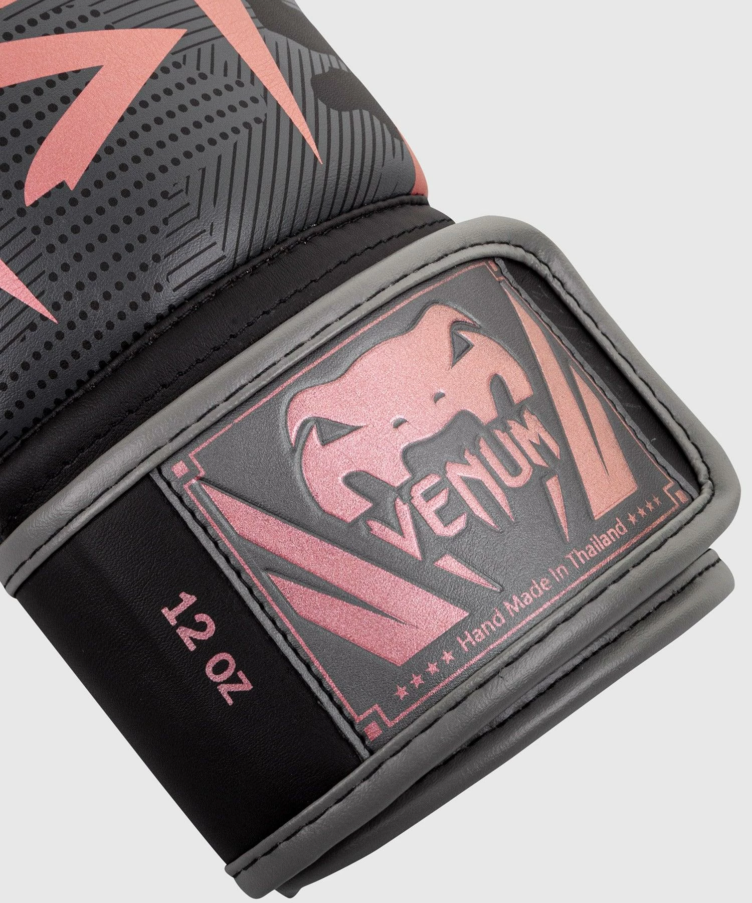 Venum Elite Boxing Gloves - Black/Pink Gold 10 Venum Elite Boxing Gloves - Black/Pink Gold - Bilde 8