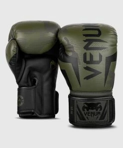 Venum Elite Boxing Gloves - Khaki Camo -Boxing Elegant Butikk BG ELITE 3.0 KAKI BLACK 1500 02 1