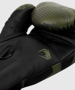 Venum Elite Boxing Gloves - Khaki Camo -Boxing Elegant Butikk BG ELITE 3.0 KAKI BLACK 1500 05 1
