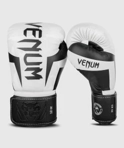 Venum Elite Boxing Gloves - White/Camo -Boxing Elegant Butikk BG ELITE 3.0 WHITE BLACK 1500 01 1
