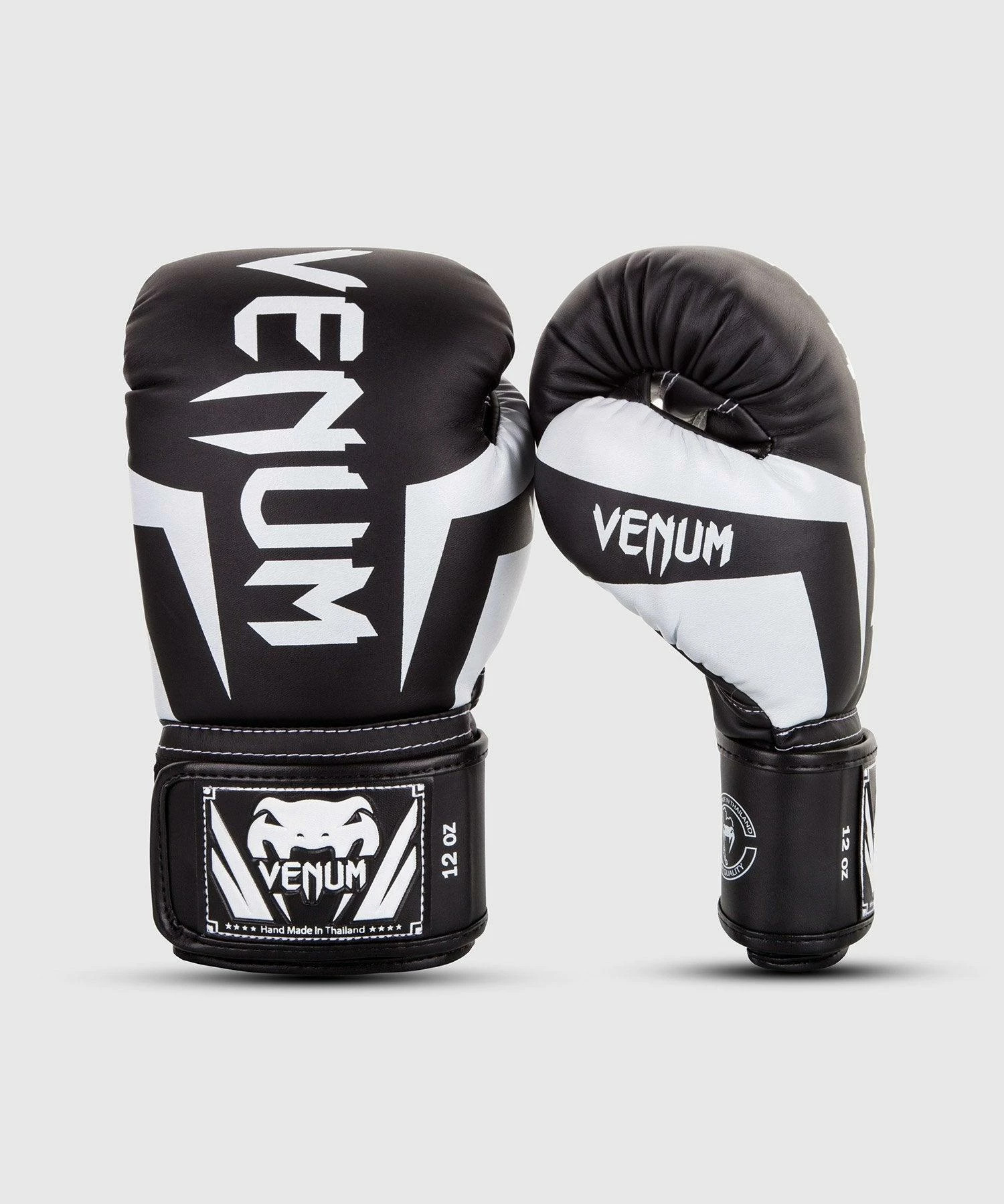 Venum Elite Boxing Gloves - Black/White 4 Venum Elite Boxing Gloves - Black/White - Bilde 2