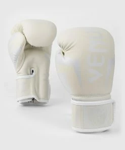 Venum Elite Boxing Gloves - White/Ivory
