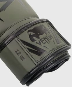 Venum Elite Boxing Gloves - Khaki/Black -Boxing Elegant Butikk BG ELITE KHAKI BLACK HD 03
