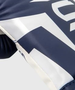 Venum Elite Boxing Gloves - White/Navy Blue -Boxing Elegant Butikk BG ELITE NAVYBLUE WHITE HD 01