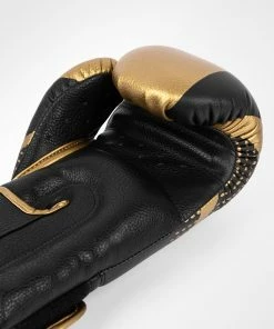 Venum Lightning Boxing Gloves - Gold/Black -Boxing Elegant Butikk BG LIGHTNING BLACK GOLD 06