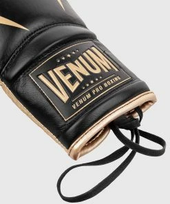 Venum Giant 2.0 Pro Boxing Gloves - With Laces - Black/Gold -Boxing Elegant Butikk BG PROBOXING LACET GIANT BLACK GOLD HD 05 76a44b75 ec59 4087 b68d 423369f2c1a4