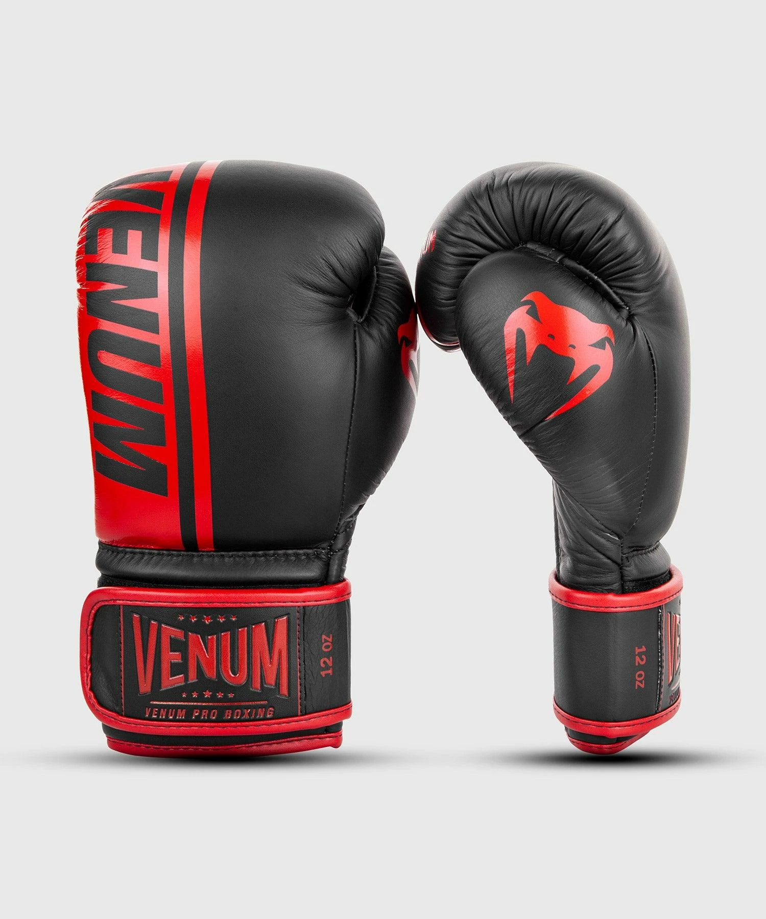 Venum Shield Pro Boxing Gloves Velcro - Black/Red 4 Venum Shield Pro Boxing Gloves Velcro - Black/Red - Bilde 2
