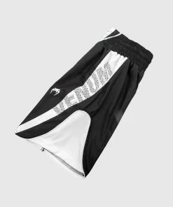 Venum Elite Boxing Shorts - Black/White -Boxing Elegant Butikk BOXING SHORT ELITE BLACK WHITE HD 06