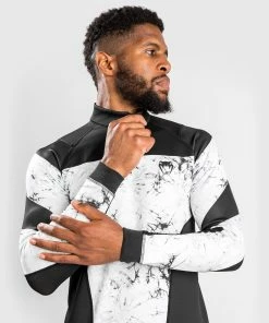 Venum G-Fit Marble Dry Tech Long Sleeves Zip Collar - Marble -Boxing Elegant Butikk DRYTECH GFIT MARBLE 36 1