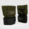 Venum Kontact Gel Glove Wraps - Khaki/Black -Boxing Elegant Butikk GEL GLOVES WRAPS KONTACT KHAKI BLACK SD 01 1