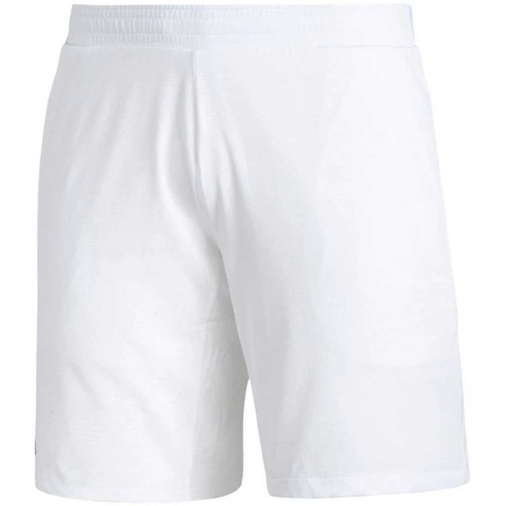 Adidas Men’s Ergo 7 Inch Tennis Shorts (White/Black)