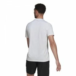 Adidas Men’s Tennis Category Graphic Tee (White) -Boxing Elegant Butikk HA0969 Adidas Mens Tennis Category Graphic Tee White Back 1000 1000