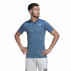 Adidas Men’s Freelift Primeblue Tennis Polo (Blue) -Boxing Elegant Butikk HB9137 Adidas Mens Freelift Primeblue Tennis Polo Blue 1000 1000