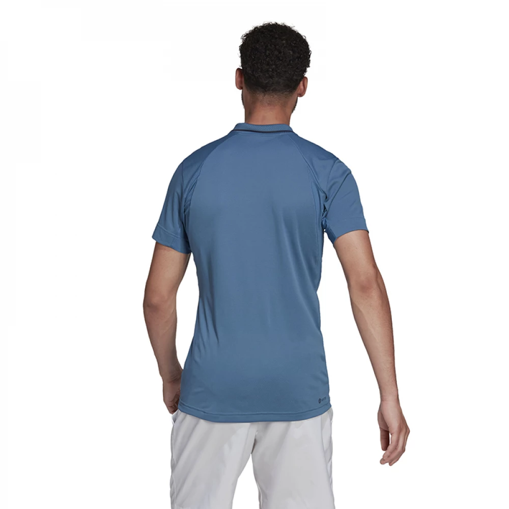 Adidas Men’s Freelift Primeblue Tennis Polo (Blue) - Bilde 3