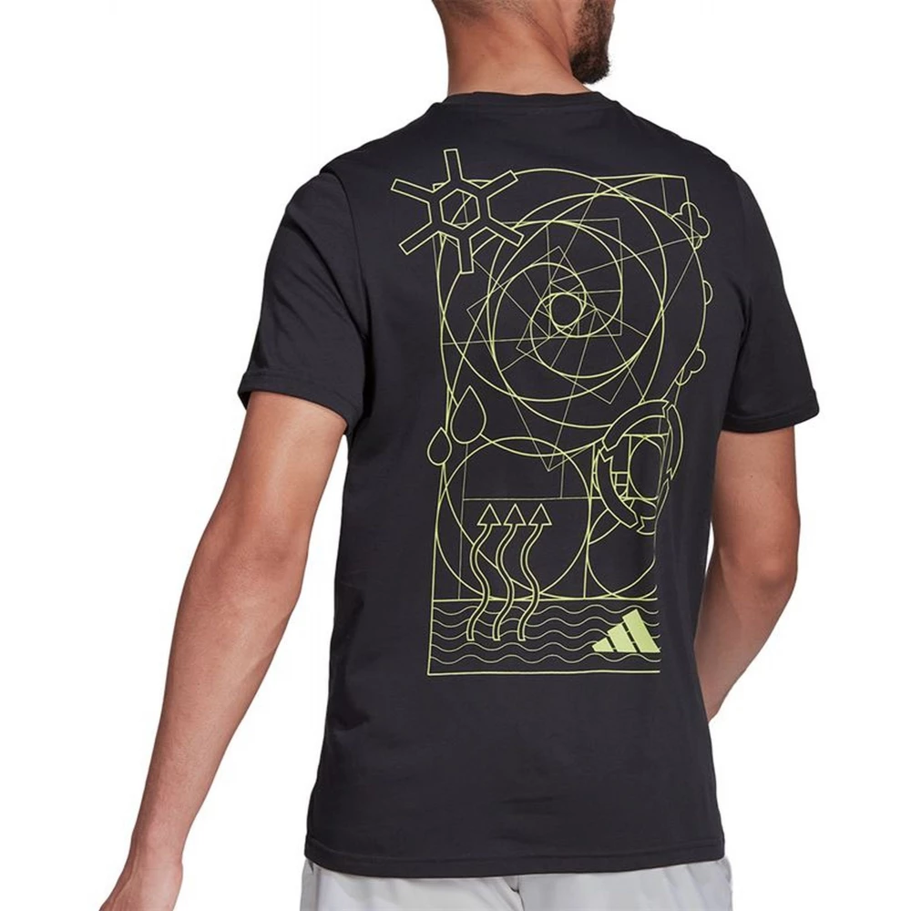 Adidas Men’s Golden Cut Graphic Tee (Dark Grey) - Bilde 2