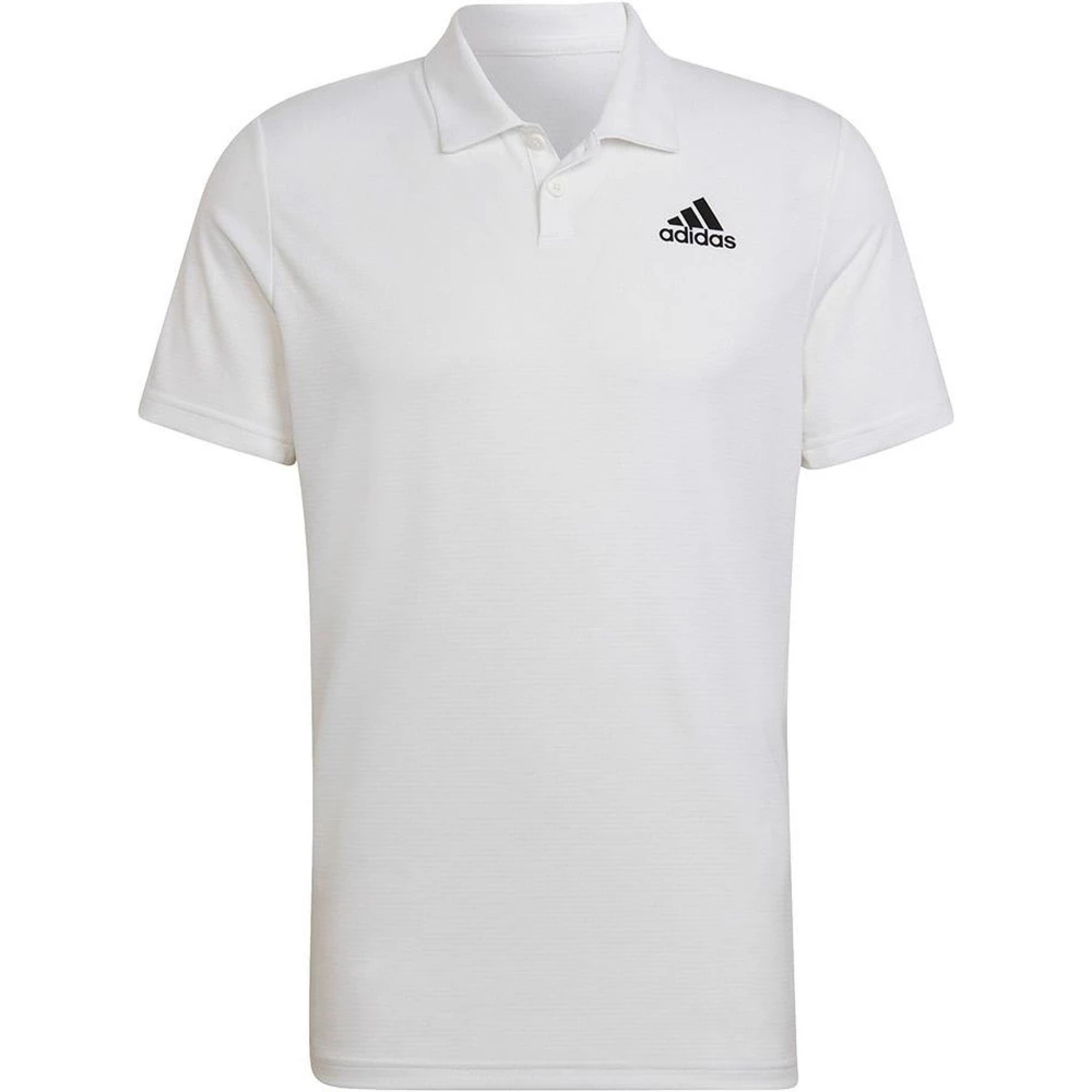 Adidas Men’s Heat.RDY Tennis Polo (White) 3 Adidas Men’s Heat.RDY Tennis Polo (White)