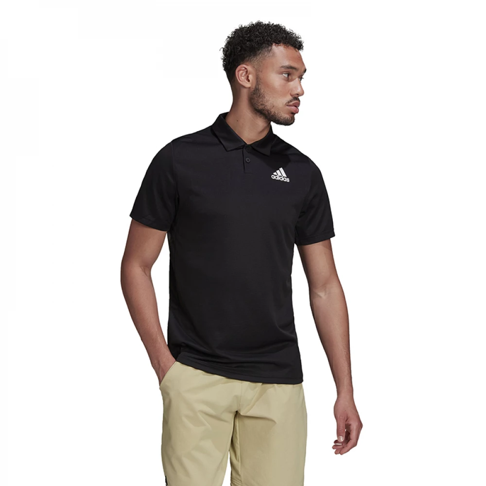 Adidas Men’s Heat.RDY Tennis Polo (Black) 4 Adidas Men’s Heat.RDY Tennis Polo (Black) - Bilde 2