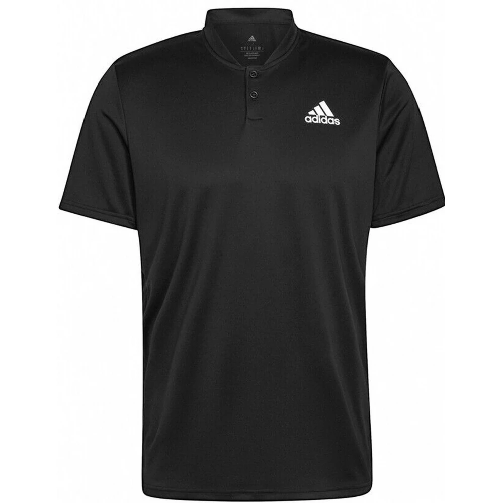 Adidas Men’s Club Henley Tennis Polo (Black) 3 Adidas Men’s Club Henley Tennis Polo (Black)