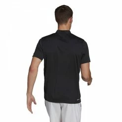 Adidas Men’s Club Henley Tennis Polo (Black) 7 Adidas Men’s Club Henley Tennis Polo (Black) -Boxing Elegant Butikk HF1813 Adidas Mens Club Henley Tennis Polo Black Back 1000 1000