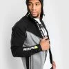 Venum Laser Evo 2.0 Hoodie - Light Heather Grey -Boxing Elegant Butikk HOODIES LASER EVO GREY BLACK 01