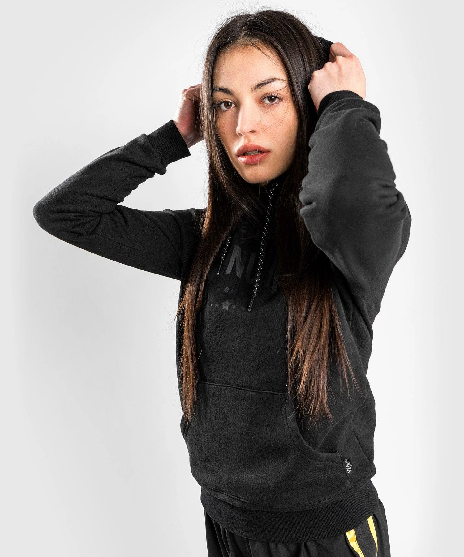 Venum Team 2.0 Hoodie - For Women - Black/Black 4 Venum Team 2.0 Hoodie - For Women - Black/Black - Bilde 2