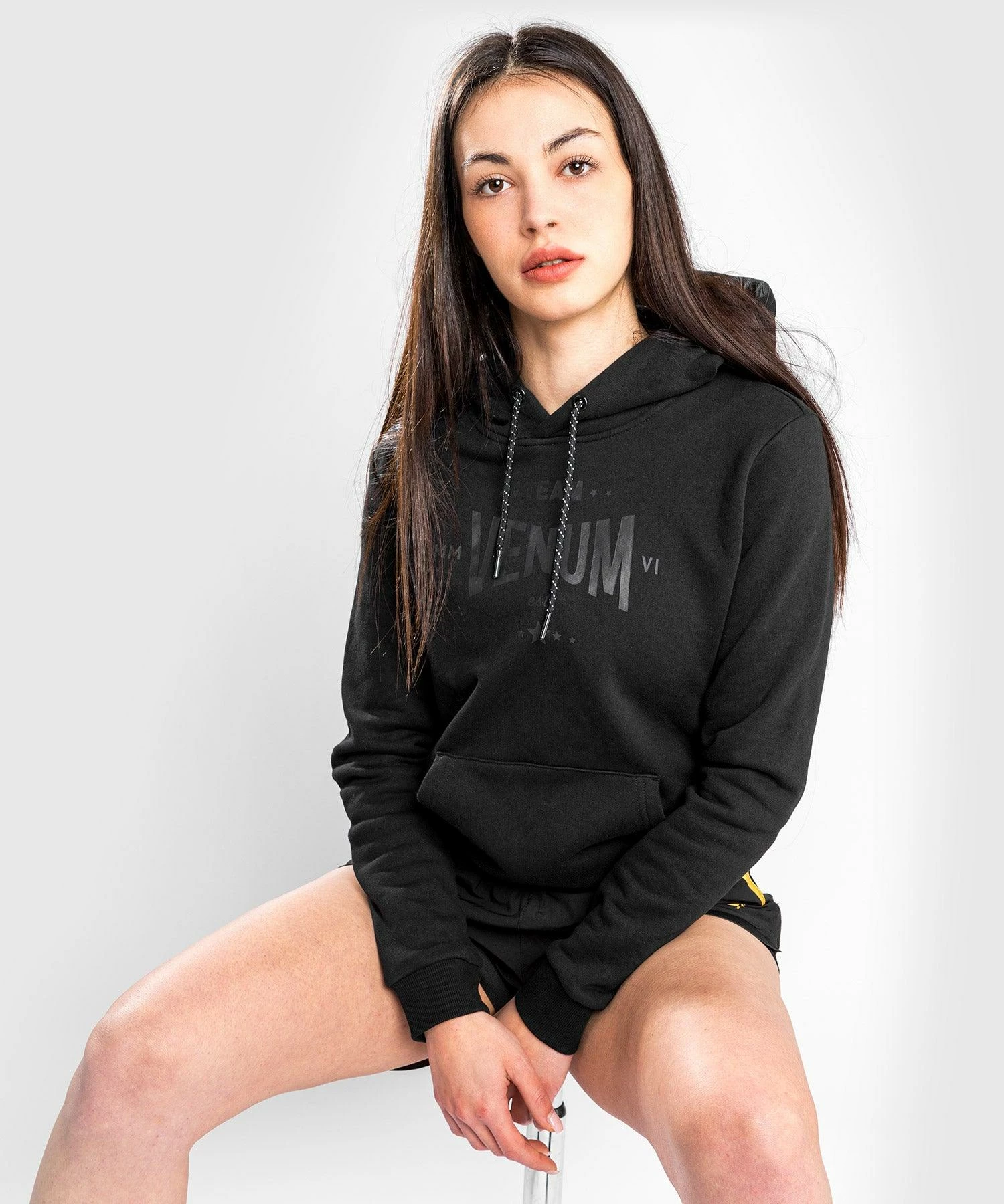 Venum Team 2.0 Hoodie - For Women - Black/Black 9 Venum Team 2.0 Hoodie - For Women - Black/Black - Bilde 7
