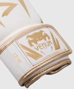 Venum Elite Boxing Gloves - White/Gold 11 Venum Elite Boxing Gloves - White/Gold -Boxing Elegant Butikk IMG 0919 copie