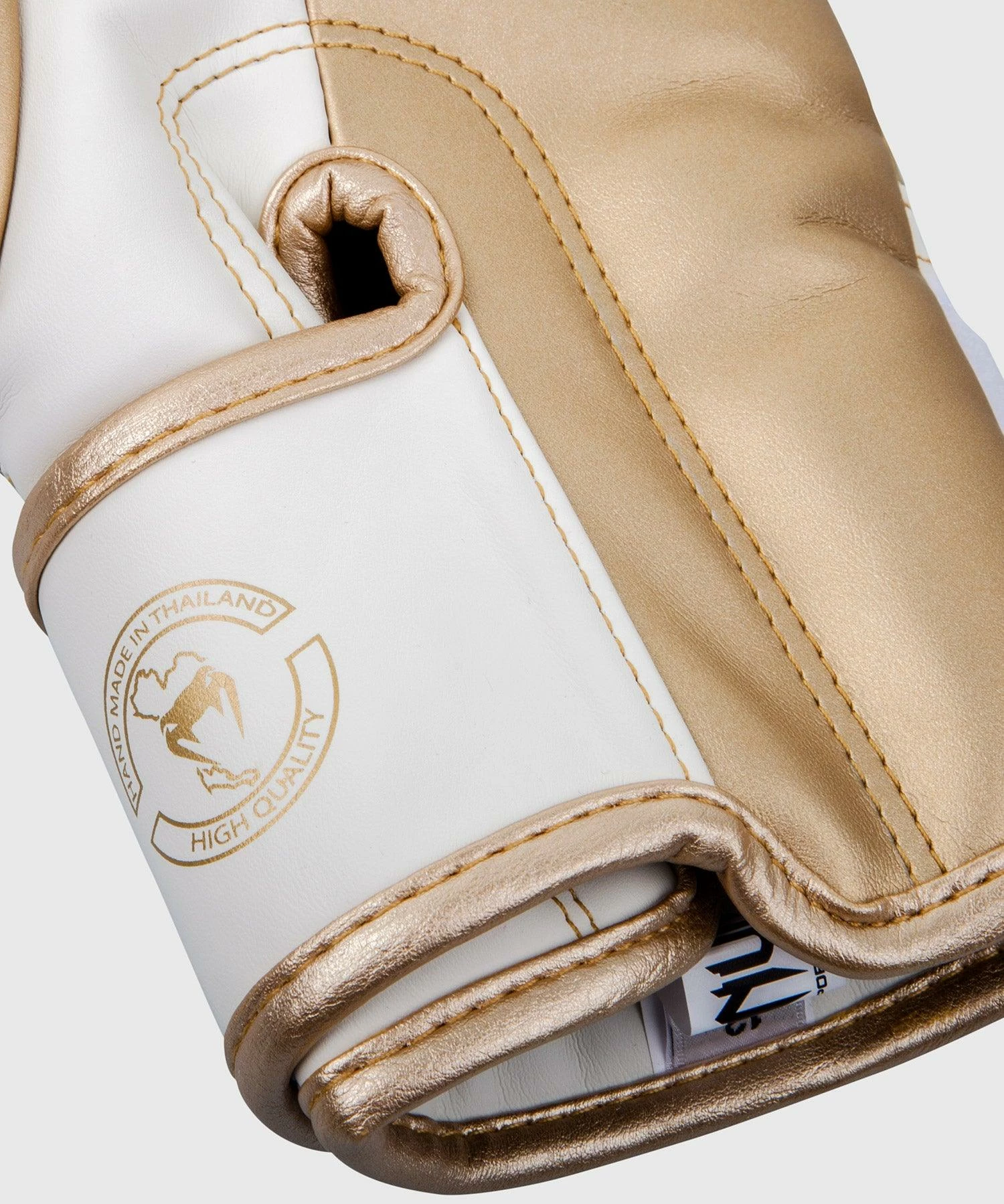 Venum Elite Boxing Gloves - White/Gold 5 Venum Elite Boxing Gloves - White/Gold - Bilde 3