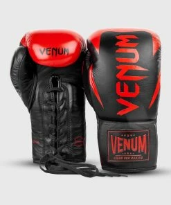 Venum Hammer Pro Boxing Gloves - With Laces - Black/Red -Boxing Elegant Butikk IMG 7961 copie 0c55bab6 2013 47c2 a57e 398d11304e72