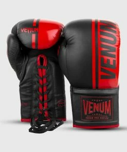 Venum Shield Pro Boxing Gloves - With Laces - Black/Red -Boxing Elegant Butikk IMG 8305 copie 51d1356c ea87 4527 ac87 5f8580168e56