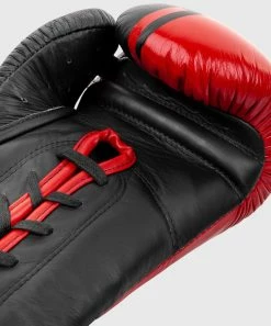 Venum Shield Pro Boxing Gloves - With Laces - Black/Red -Boxing Elegant Butikk IMG 8317 copie e3832ae5 05f6 4061 babd c5b972b4b8ab