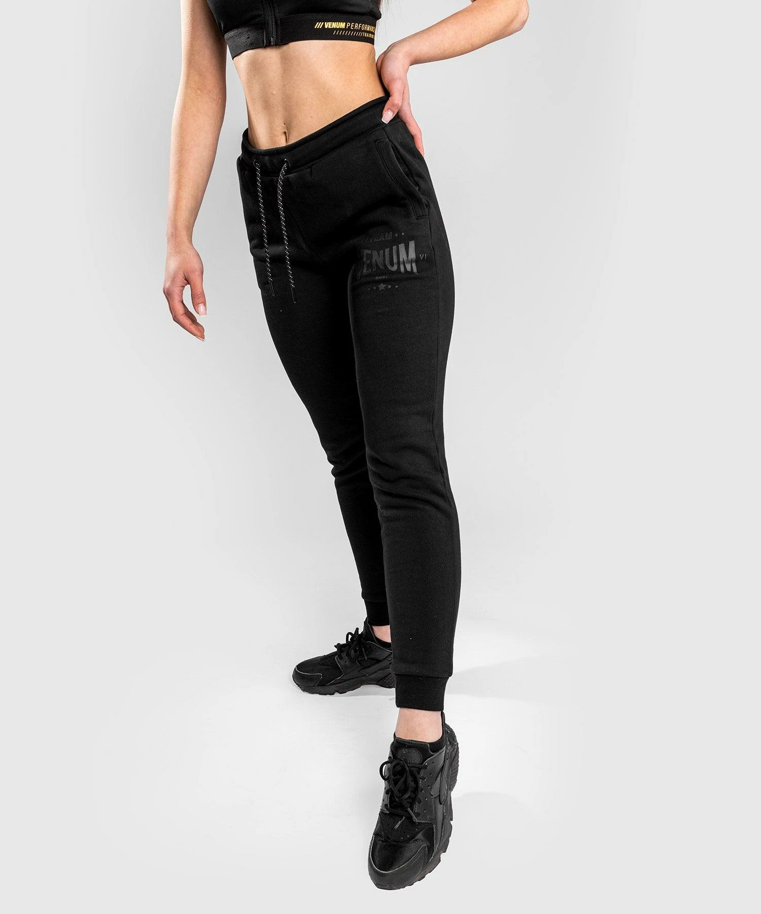 Venum Team 2.0 Joggers - For Women - Black/Black 4 Venum Team 2.0 Joggers - For Women - Black/Black - Bilde 2