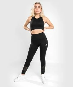 Venum Sparring Seamless 7/8 Leggings - For Women - Black -Boxing Elegant Butikk LEGGINGS 7 8 SPARRING BLACK 04