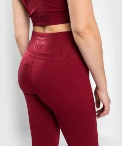 Venum Sparring Seamless 7/8 Leggings - For Women - Burgundy -Boxing Elegant Butikk LEGGINGS 7 8 SPARRING BURGUNDY 09