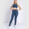 Venum Sparring Seamless 7/8 Leggings - For Women - Navy Blue -Boxing Elegant Butikk LEGGINGS 7 8 SPARRING NAVYBLUE 04