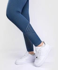 Venum Sparring Seamless 7/8 Leggings - For Women - Navy Blue -Boxing Elegant Butikk LEGGINGS 7 8 SPARRING NAVYBLUE 08