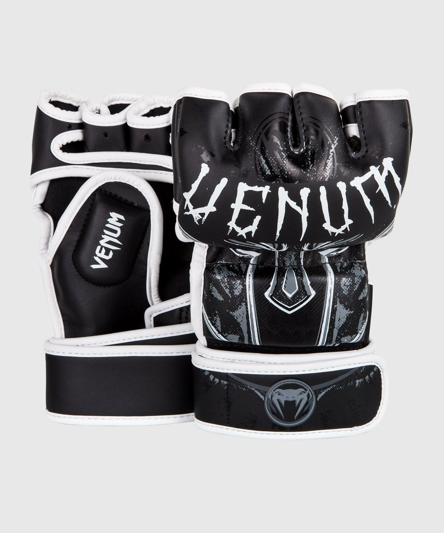Venum Gladiator 3.0 MMA Gloves - Black/White 3 Venum Gladiator 3.0 MMA Gloves - Black/White