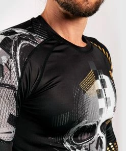 Venum Skull Rashguard - Long Sleeves - Black -Boxing Elegant Butikk RASH LS SKULL BLACK SD 08 1