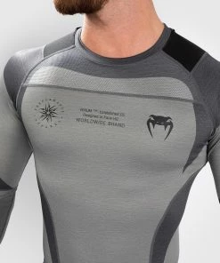 Venum Stone Rashguard - Long Sleeves - Mineral Green -Boxing Elegant Butikk RASH LS STONE MINERAL GREEN 09