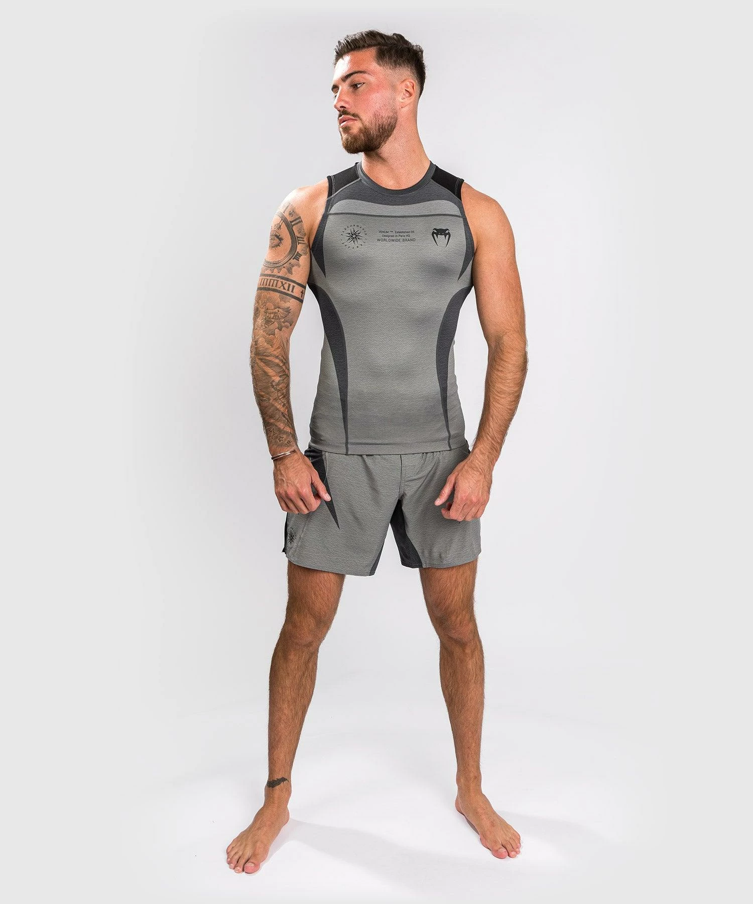 Venum Stone Rashguard Sleeveless - Mineral Green 3 Venum Stone Rashguard Sleeveless - Mineral Green