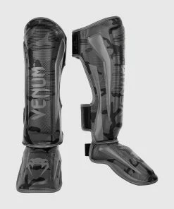 Venum Elite Shin Guards - Black/Dark Camo 10 Venum Elite Shin Guards - Black/Dark Camo -Boxing Elegant Butikk SHINGUARD ELITE 3.0 BLACK GREY 1500 01 2