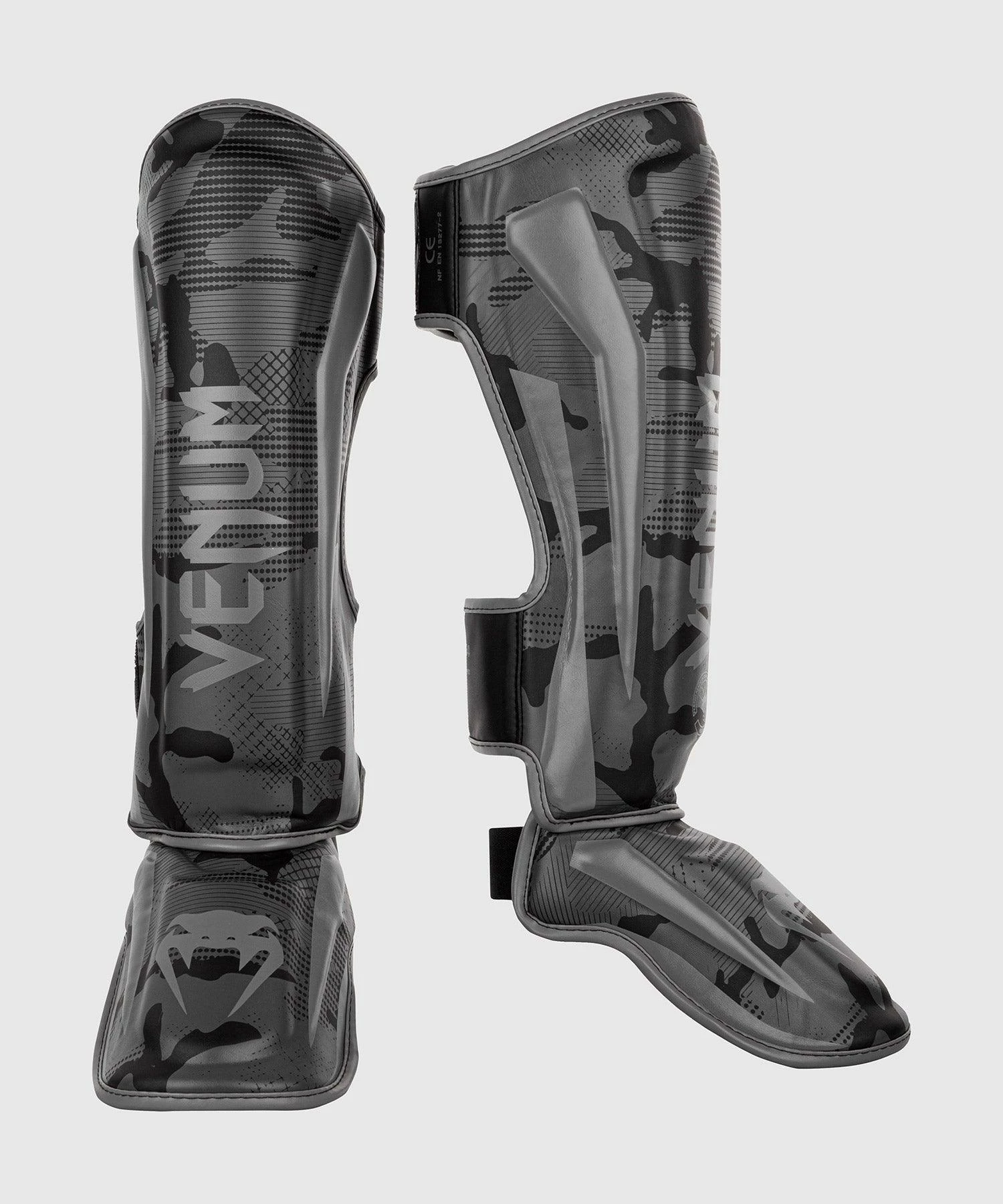 Venum Elite Shin Guards - Black/Dark Camo 5 Venum Elite Shin Guards - Black/Dark Camo - Bilde 3