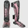 Venum Elite Shin Guards - Black/Pink Gold -Boxing Elegant Butikk SHINGUARD ELITE 3.0 PINK GREY 1500 01 2