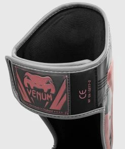Venum Elite Shin Guards - Black/Pink Gold -Boxing Elegant Butikk SHINGUARD ELITE 3.0 PINK GREY 1500 04 2
