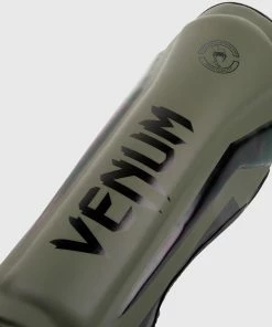 Venum Elite Standup Shin Guards - Khaki/Black -Boxing Elegant Butikk SHINGUARD ELITE KHAKI BLACK HD 03