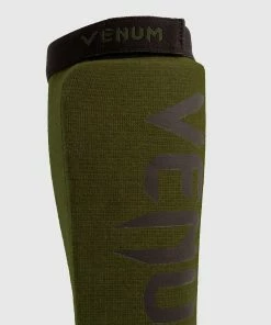 Venum Kontact Shin Guards - Khaki/Black -Boxing Elegant Butikk SHINGUARD INSTEP KONTACT KHAKI BLACK SD 04 1