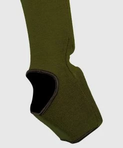 Venum Kontact Shin Guards - Khaki/Black -Boxing Elegant Butikk SHINGUARD INSTEP KONTACT KHAKI BLACK SD 06 1